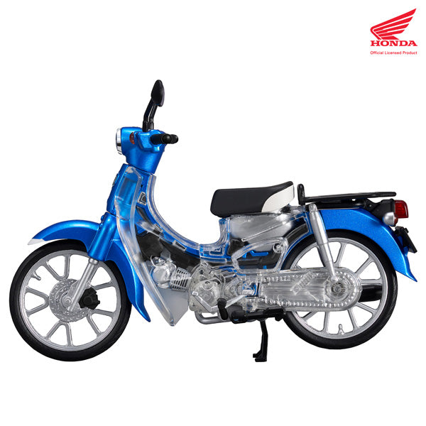 MegaHouse KAITANICS Honda Super Cub 110 Glint Wave Blue Metallic Figure JAPAN