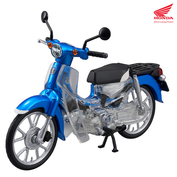 MegaHouse KAITANICS Honda Super Cub 110 Glint Wave Blue Metallic Figure JAPAN