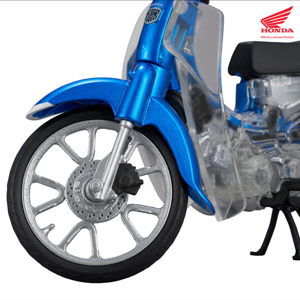 MegaHouse KAITANICS Honda Super Cub 110 Glint Wave Blue Metallic Figure JAPAN