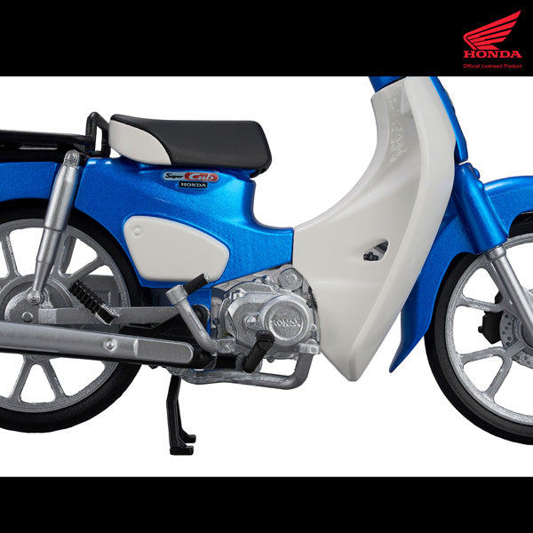 MegaHouse KAITANICS Honda Super Cub 110 Glint Wave Blue Metallic Figure JAPAN