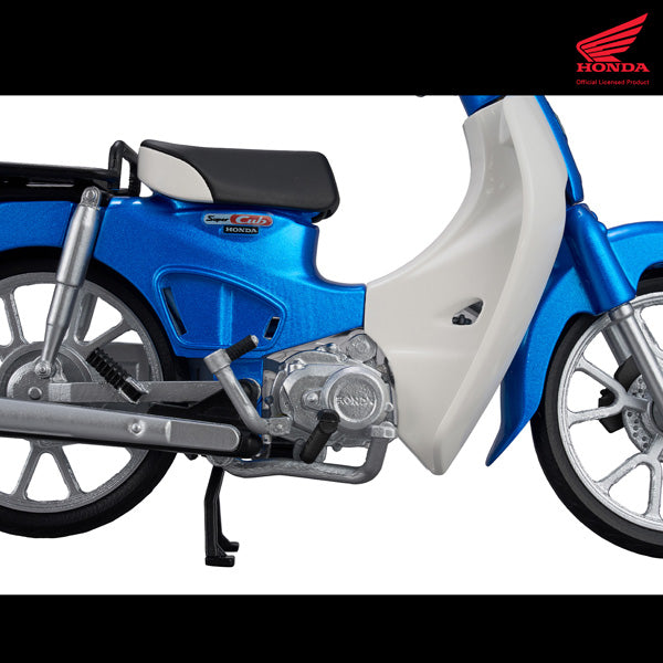 MegaHouse KAITANICS Honda Super Cub 110 Glint Wave Blue Metallic Figure JAPAN