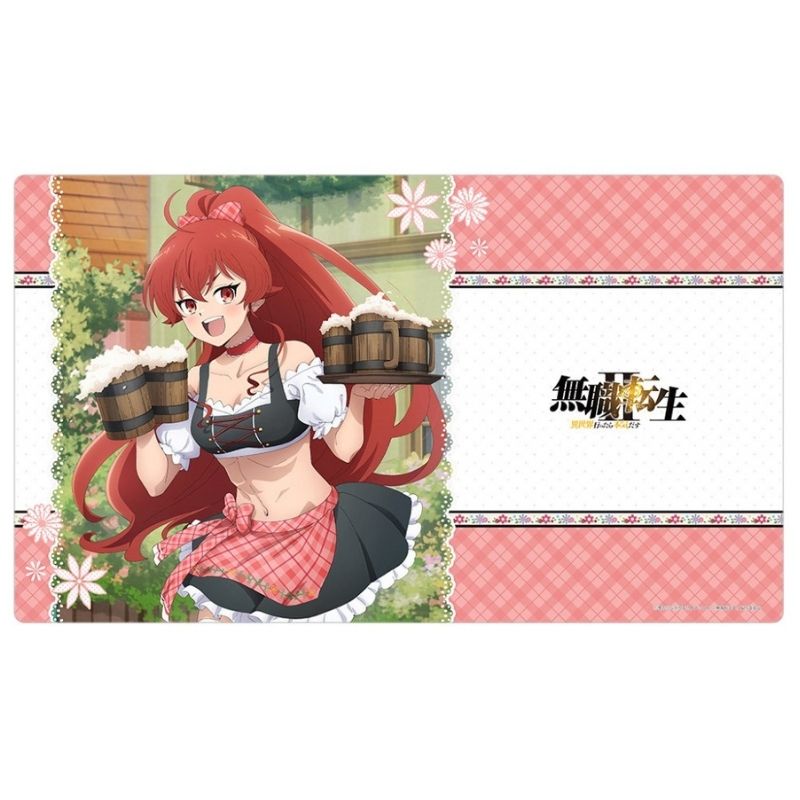 Curtain Damashii Mushoku Tensei Eris Dirndl New Illustration Rubber Mat JAPAN