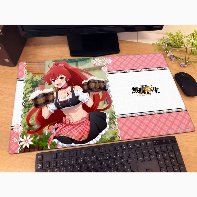 Curtain Damashii Mushoku Tensei Eris Dirndl New Illustration Rubber Mat JAPAN