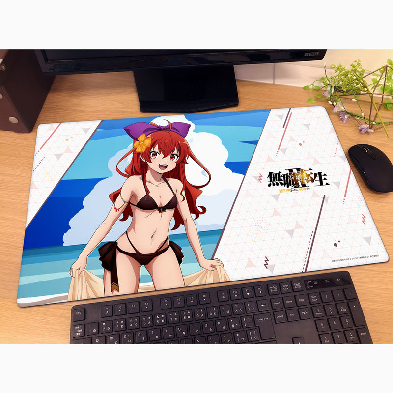 Curtain Damashii Mushoku Tensei Eris Swimsuit New Illustration Rubber Mat JAPAN