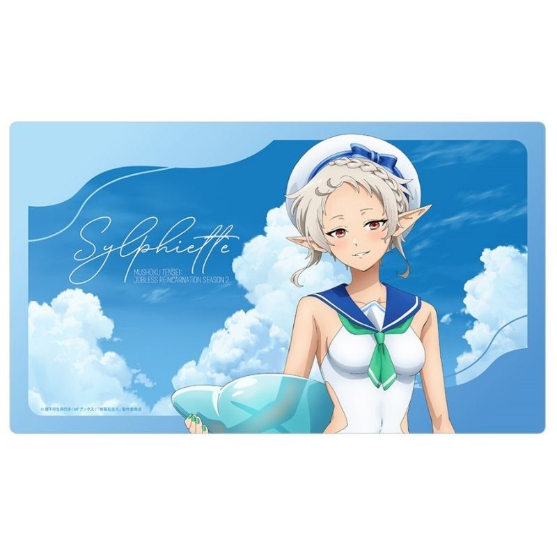 Mushoku Tensei Sylphiette Marine Sailor Swimsuit New Illustration Rubber Mat