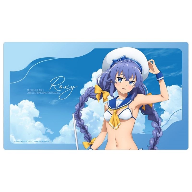 Mushoku Tensei Roxy Marine Sailor Swimsuit New Illustration Rubber Mat JAPAN