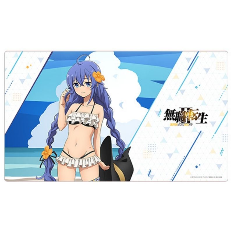 Curtain Damashii Mushoku Tensei Roxy Swimsuit New Illustration Rubber Mat JAPAN