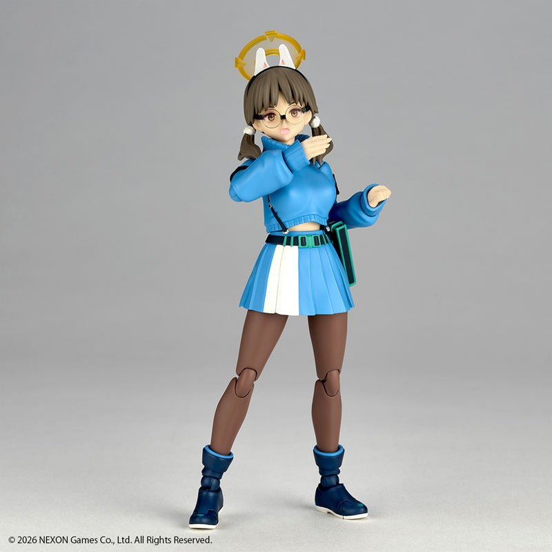 Kaiyodo Revoltech Blue Archive Moe Action Figure JAPAN OFFICIAL