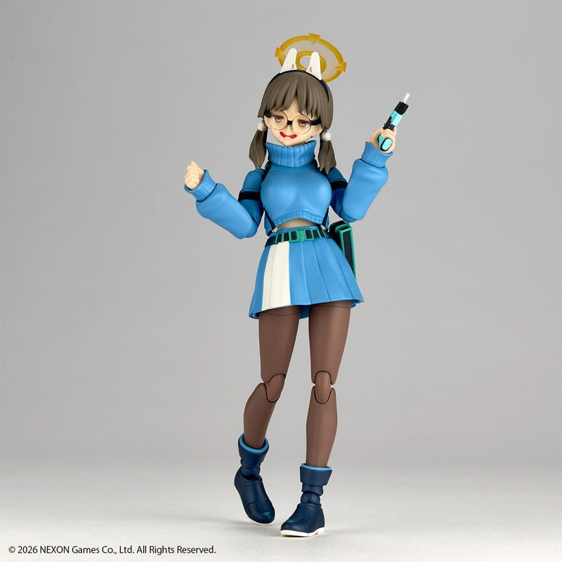 Kaiyodo Revoltech Blue Archive Moe Action Figure JAPAN OFFICIAL