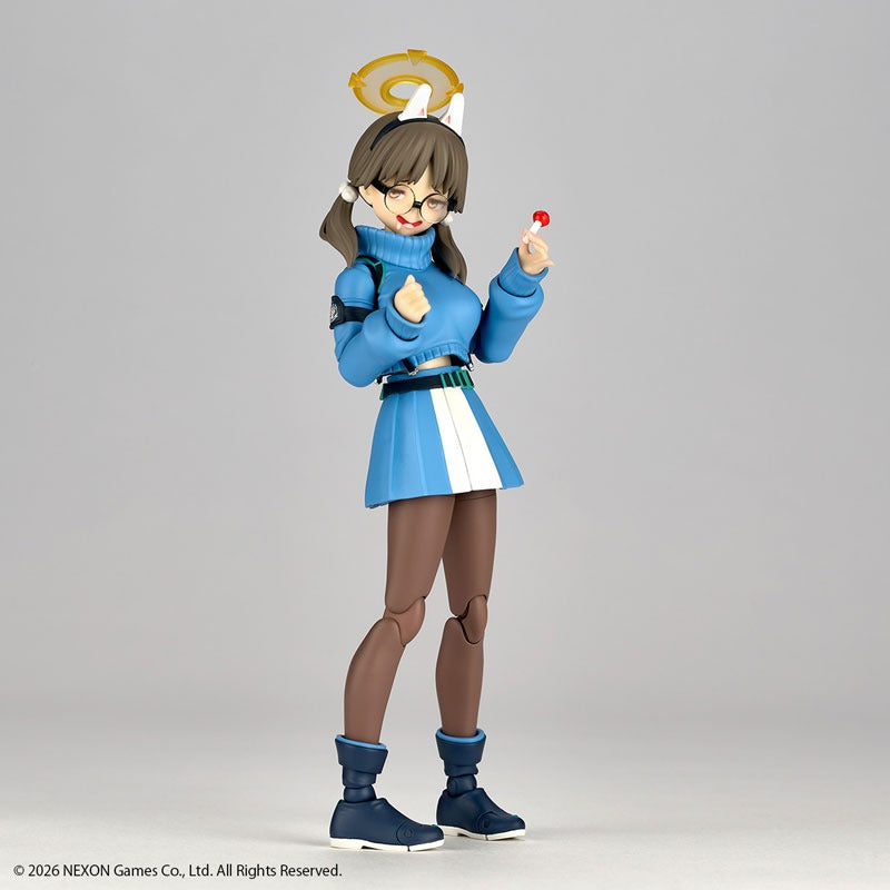 Kaiyodo Revoltech Blue Archive Moe Action Figure JAPAN OFFICIAL
