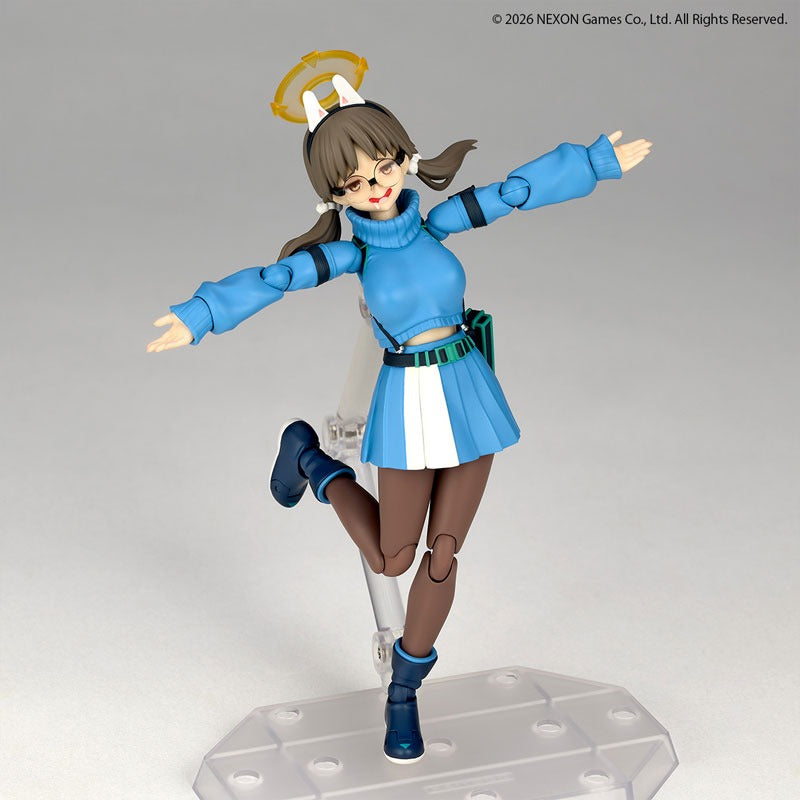 Kaiyodo Revoltech Blue Archive Moe Action Figure JAPAN OFFICIAL