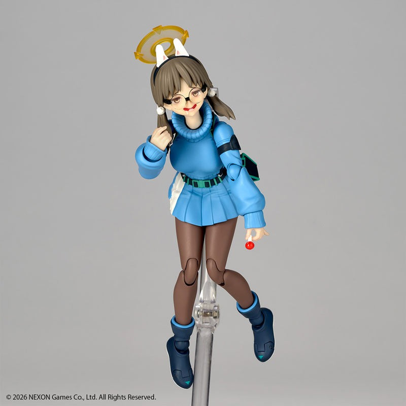 Kaiyodo Revoltech Blue Archive Moe Action Figure JAPAN OFFICIAL