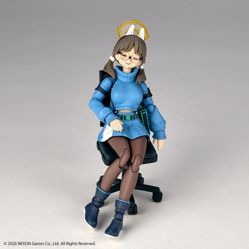 Kaiyodo Revoltech Blue Archive Moe Action Figure JAPAN OFFICIAL