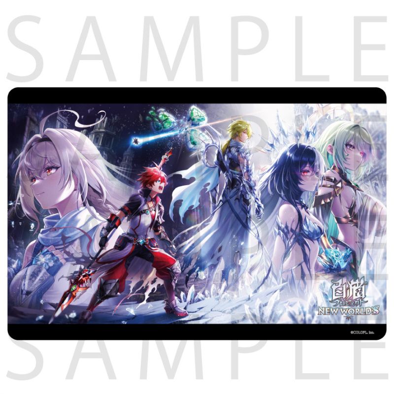 Stella Notes Shironeko Project NEW WORLD'S 12th Anniversary KV2 Rubber Mat JAPAN