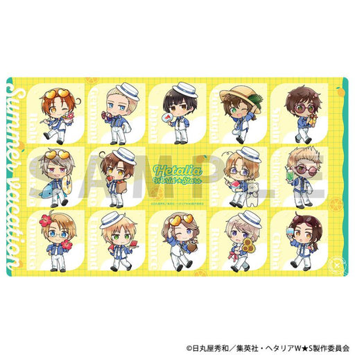 Parflette Hetalia World Stars Summer Vacation Rubber Mat JAPAN OFFICIAL