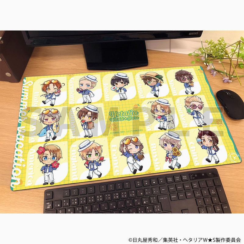 Parflette Hetalia World Stars Summer Vacation Rubber Mat JAPAN OFFICIAL