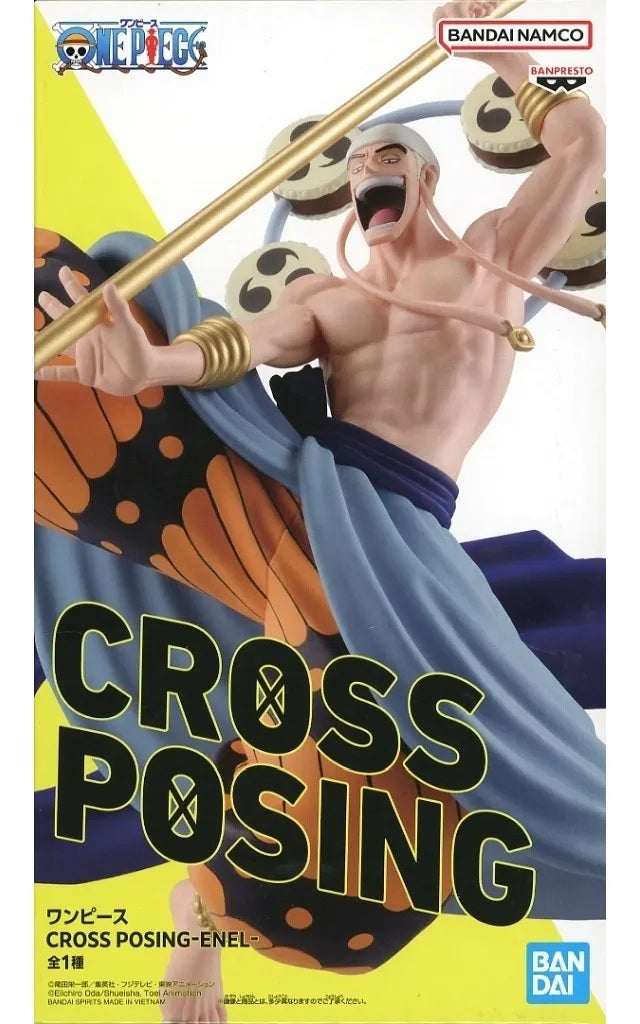 Banpresto Cross Posing One Piece Enel Figure JAPAN OFFICIAL
