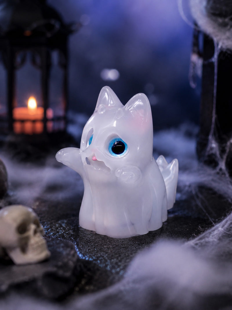 HOTRU Ghost Cat Translucent Ver. Non Scale Figure JAPAN OFFICIAL