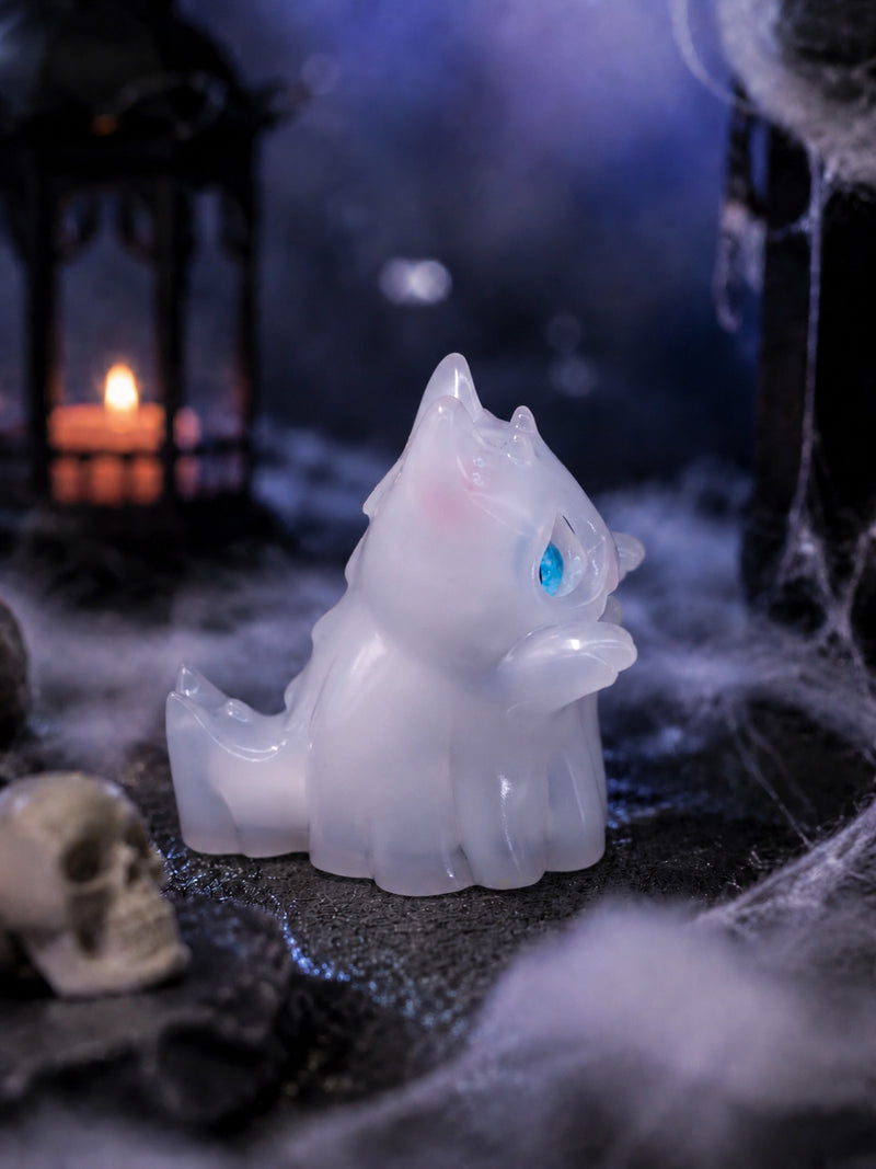 HOTRU Ghost Cat Translucent Ver. Non Scale Figure JAPAN OFFICIAL