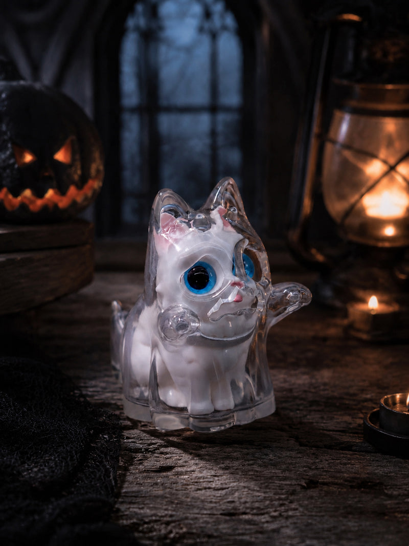 HOTRU Ghost Cat Transparent Ver. Non Scale Figure JAPAN OFFICIAL