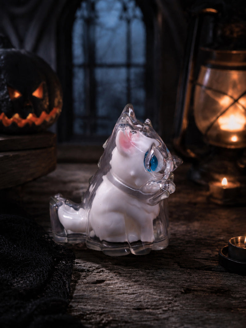 HOTRU Ghost Cat Transparent Ver. Non Scale Figure JAPAN OFFICIAL