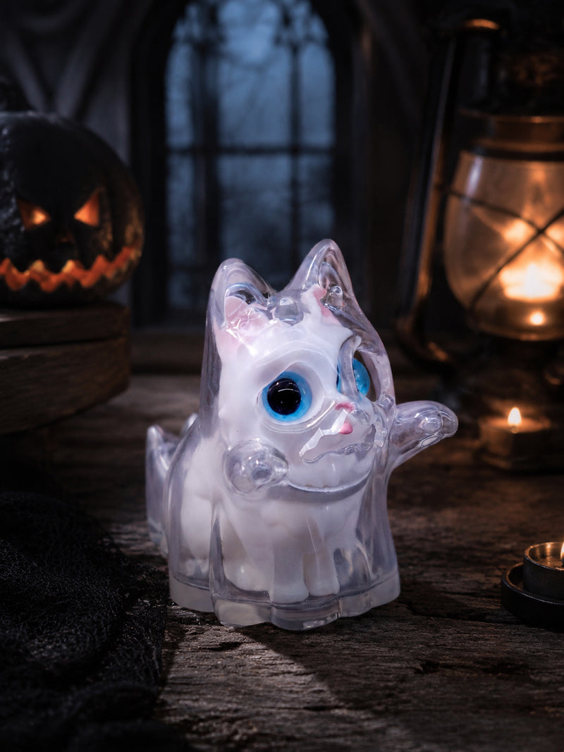 HOTRU Ghost Cat Transparent Ver. Non Scale Figure JAPAN OFFICIAL