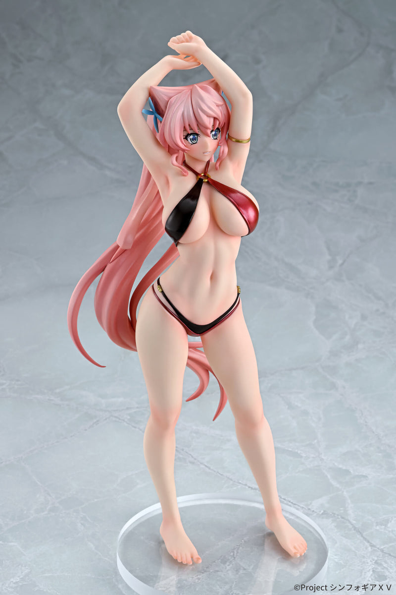 Q-six Senki Zesshou Symphogear XV Maria Cadenzavna Eve Bikini Style 1/7 Figure