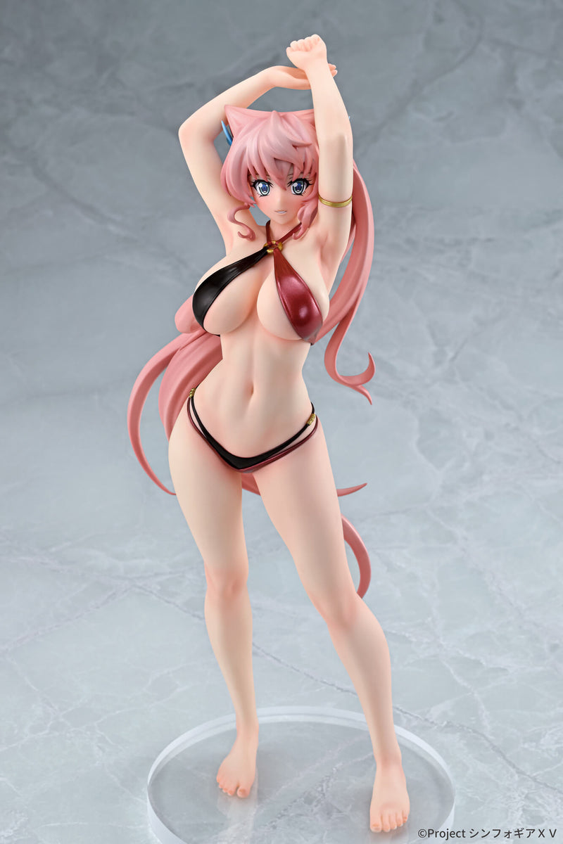 Q-six Senki Zesshou Symphogear XV Maria Cadenzavna Eve Bikini Style 1/7 Figure