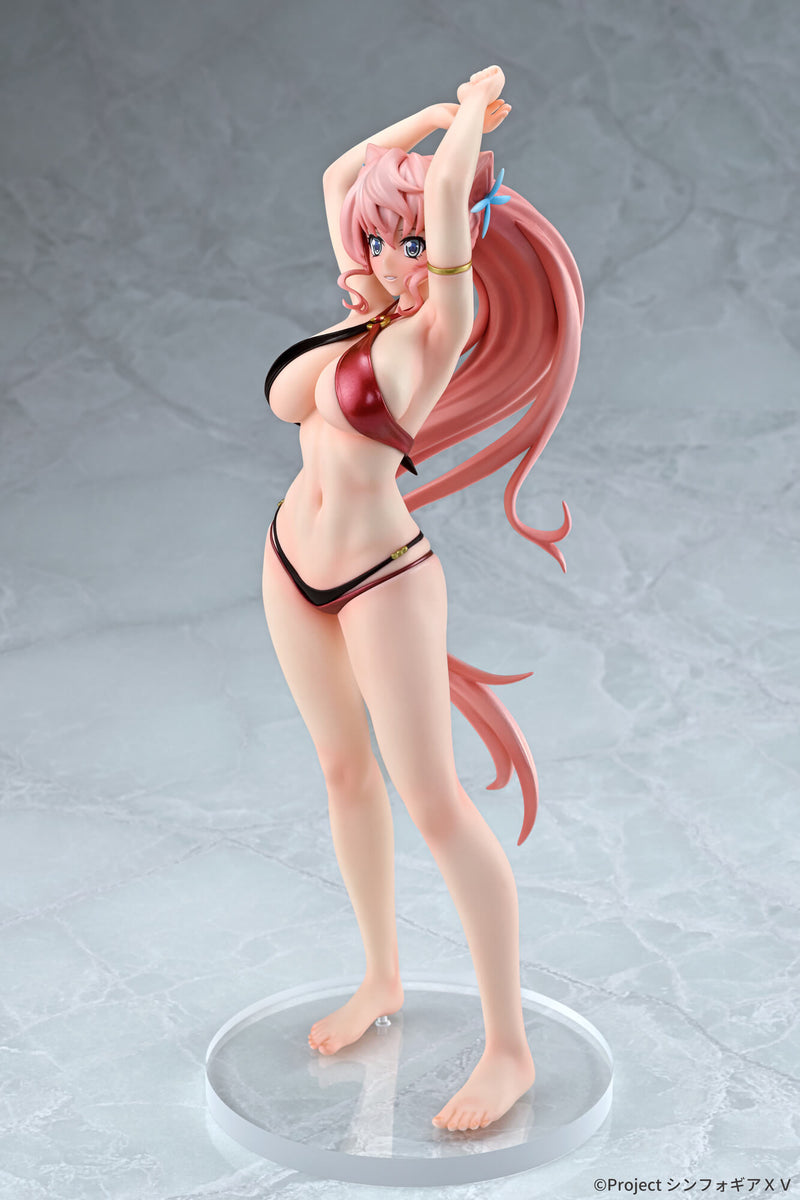 Q-six Senki Zesshou Symphogear XV Maria Cadenzavna Eve Bikini Style 1/7 Figure