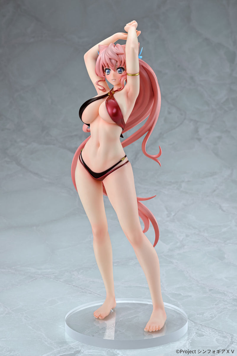 Q-six Senki Zesshou Symphogear XV Maria Cadenzavna Eve Bikini Style 1/7 Figure