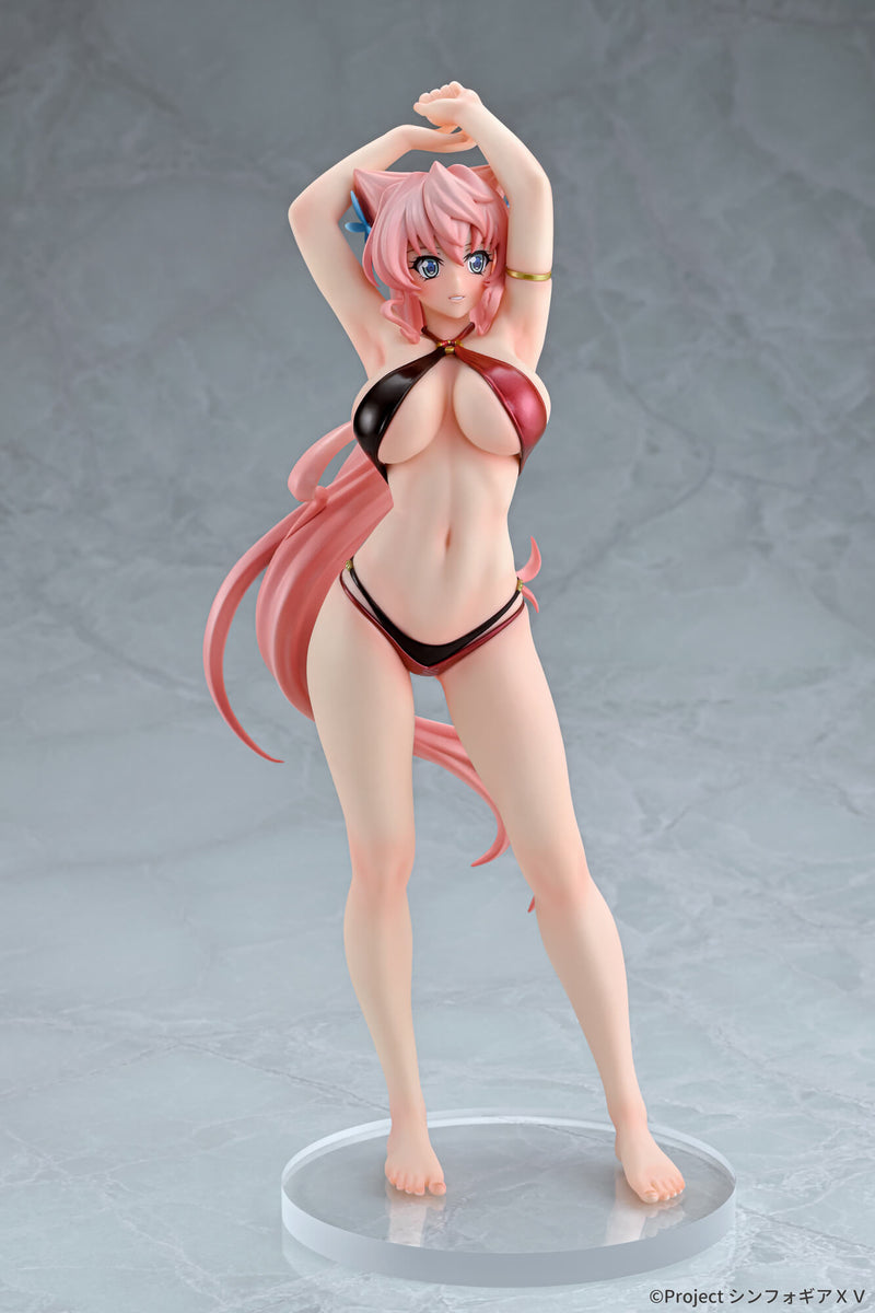 Q-six Senki Zesshou Symphogear XV Maria Cadenzavna Eve Bikini Style 1/7 Figure