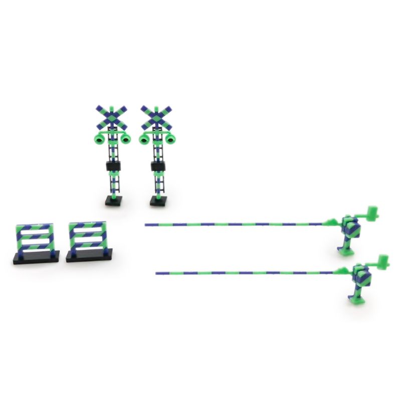 Pop na Isekai Series 2 Color Mold Railway Crossing Green x Blue 1/80 Model Kit