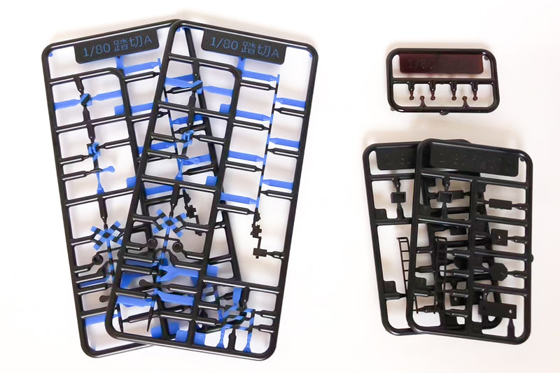 Pop na Isekai Series 2 Color Mold Railway Crossing Blue x Black 1/80 Model Kit