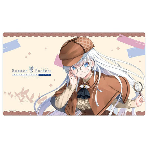 Summer Pockets REFLECTION BLUE Shiroha Naruse Detective Rubber Mat JAPAN