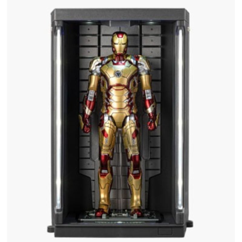 ZD Toys Iron Man MK42 & Hall of Armor with Hologram Effect Figure JAPAN OFFICIAL