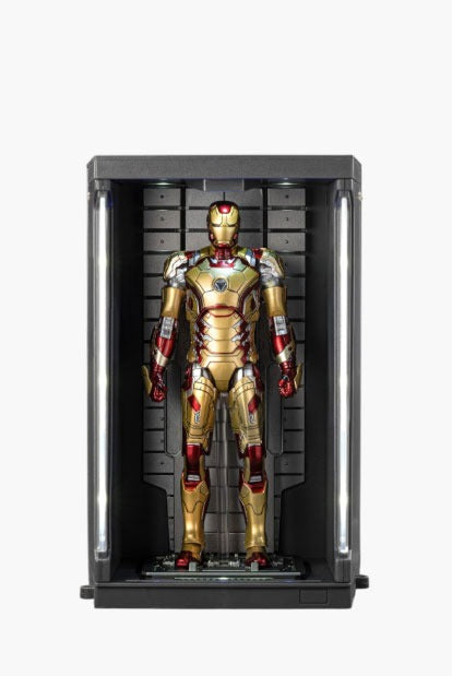 ZD Toys Iron Man MK42 & Hall of Armor with Hologram Effect Figure JAPAN OFFICIAL