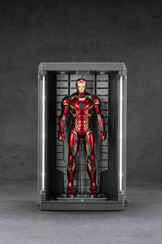 ZD Toys Iron Man MK45 & Hall of Armor with Hologram Effect Figure JAPAN OFFICIAL