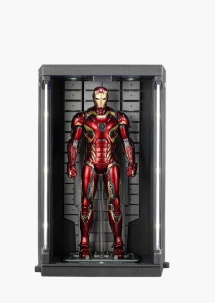 ZD Toys Iron Man MK45 & Hall of Armor with Hologram Effect Figure JAPAN OFFICIAL