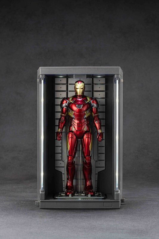 ZD Toys Iron Man MK46 & Hall of Armor with Hologram Effect Figure JAPAN OFFICIAL