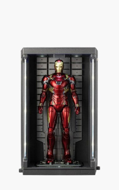 ZD Toys Iron Man MK46 & Hall of Armor with Hologram Effect Figure JAPAN OFFICIAL