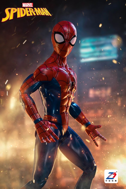 ZD Toys Classic Spider Man S 14 Inch Action Figure JAPAN OFFICIAL