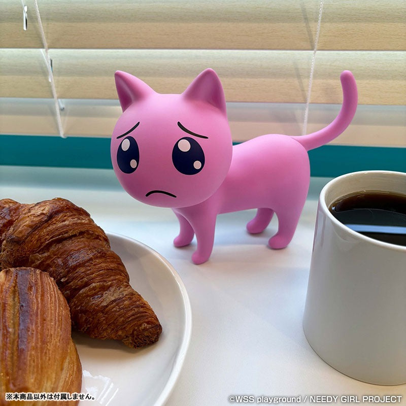 Medicos Entertainment NEEDY STREAMER OVERLOAD :( Cat Soft Vinyl Figure JAPAN
