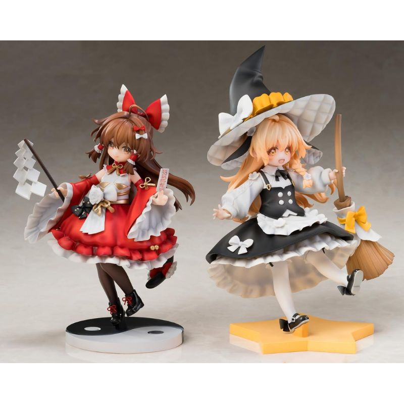 Reverse Palm Spirit Touhou Project Reimu Hakurei & Marisa Kirisame Figure JAPAN