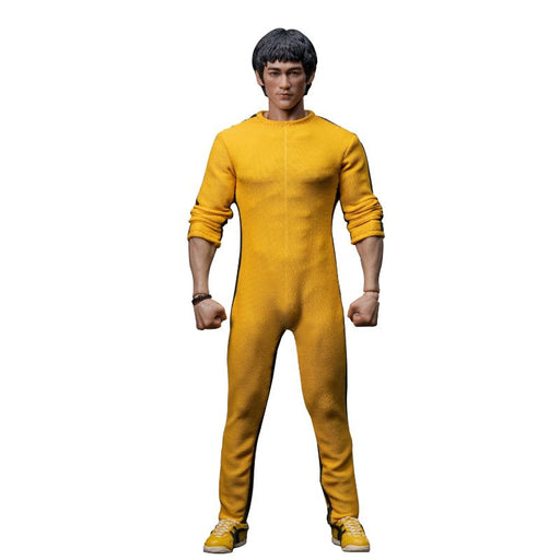 INART Bruce Lee Yellow Jumpsuit 1/12 Action Figure JAPAN OFFICIAL