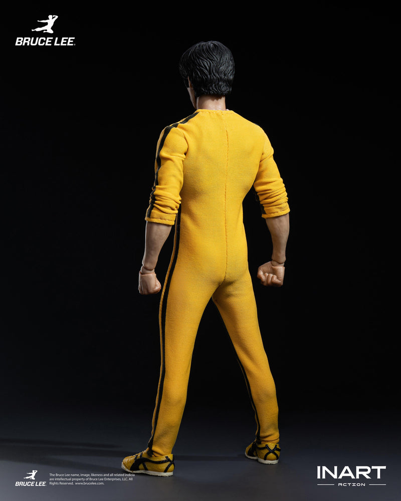 INART Bruce Lee Yellow Jumpsuit 1/12 Action Figure JAPAN OFFICIAL