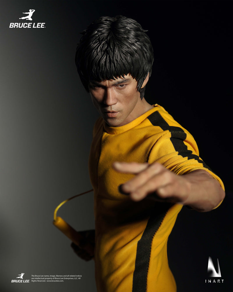 INART Bruce Lee Yellow Jumpsuit 1/6 Action Figure JAPAN OFFICIAL