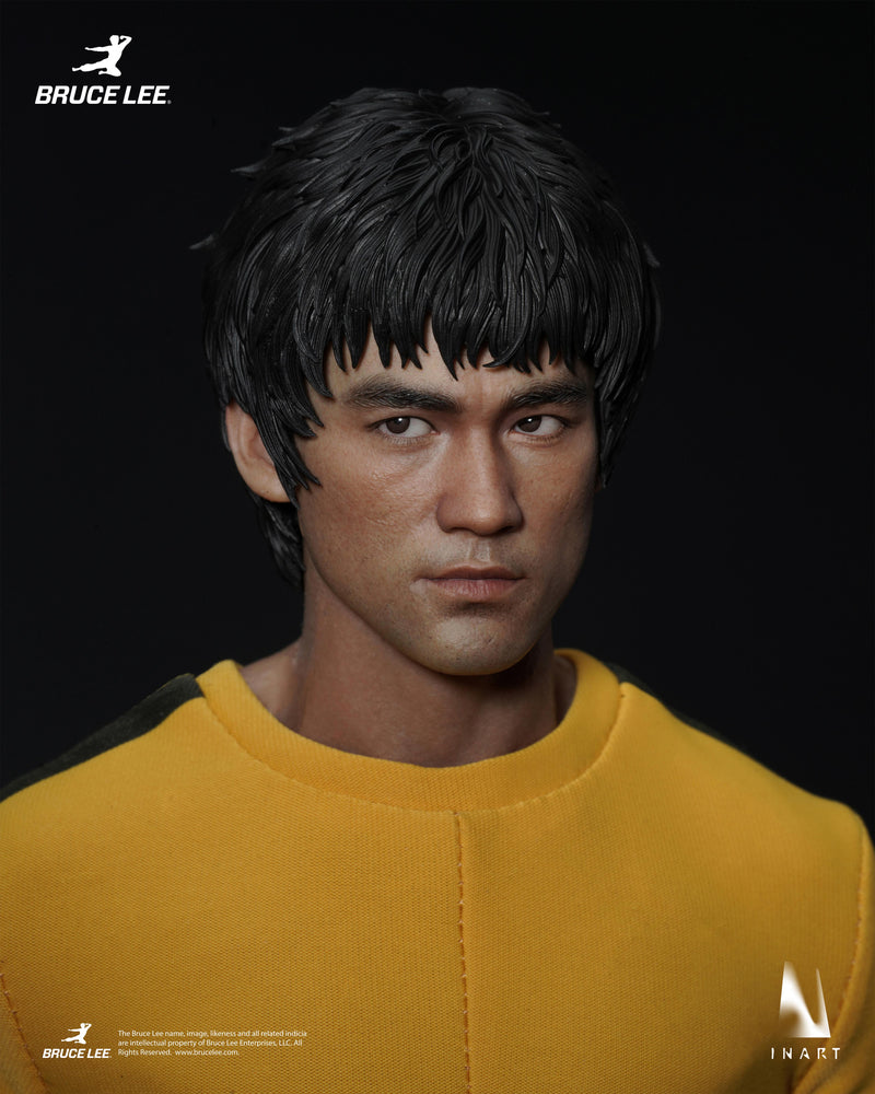 INART Bruce Lee Yellow Jumpsuit 1/6 Action Figure JAPAN OFFICIAL