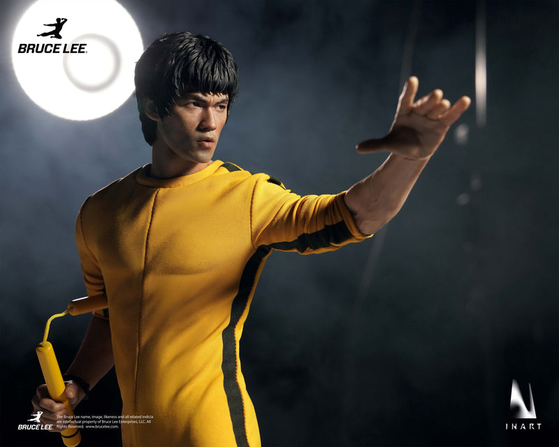 INART Bruce Lee Yellow Jumpsuit 1/6 Action Figure JAPAN OFFICIAL