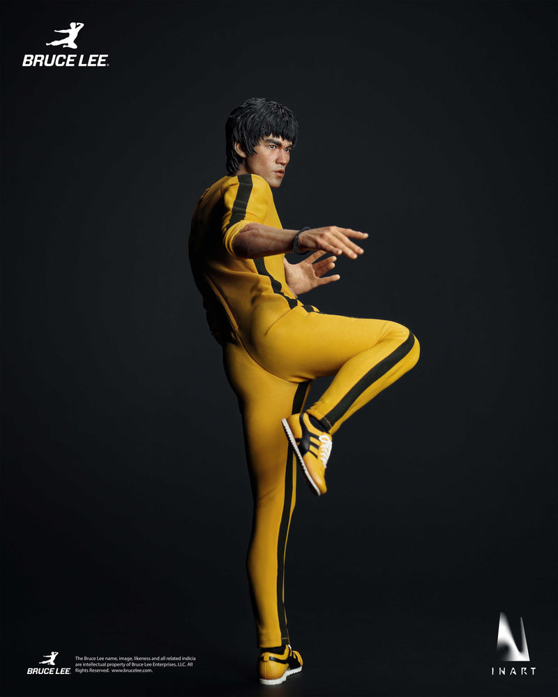INART Bruce Lee Yellow Jumpsuit 1/6 Action Figure JAPAN OFFICIAL