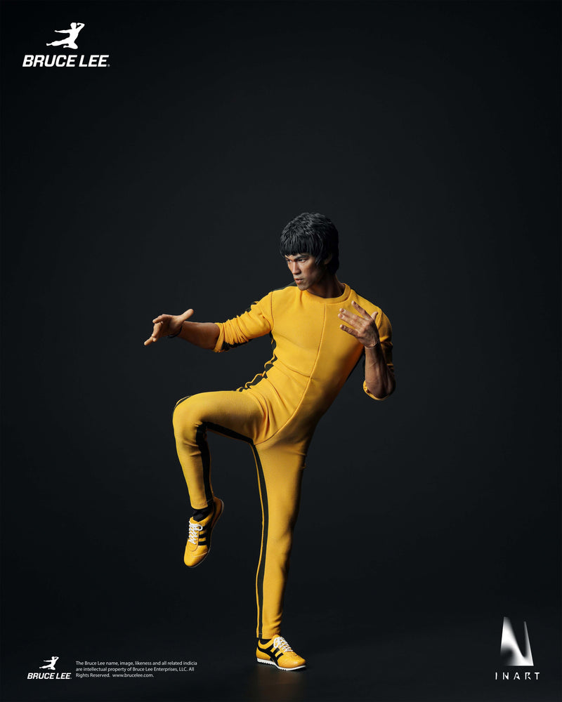 INART Bruce Lee Yellow Jumpsuit 1/6 Action Figure JAPAN OFFICIAL